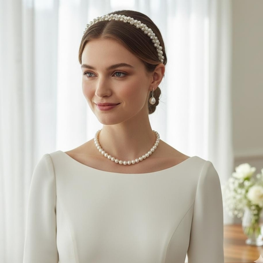 Elegant Pearl Headband